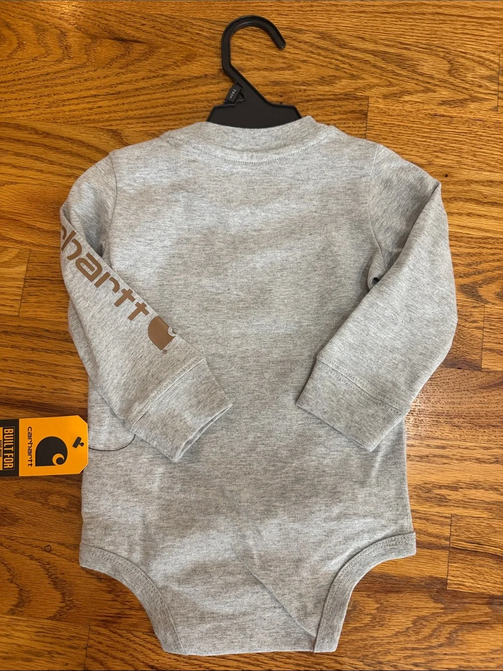 Carhartt Gray Baby Tool Belt Long Sleeve Onesie - Multiple sizes available - NWT